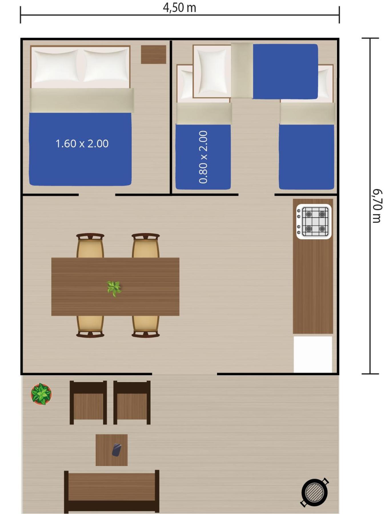 Easyatent Safari Tent Park Umago Quarto foto